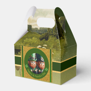 Caixinha De Lembrancinhas Dia de São Patrício Leprechaun Miniatura CFB