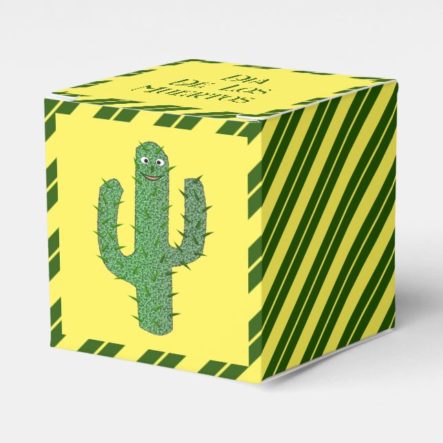 Caixinha De Lembrancinhas Dia do Cactus Feliz Morto (Frente)