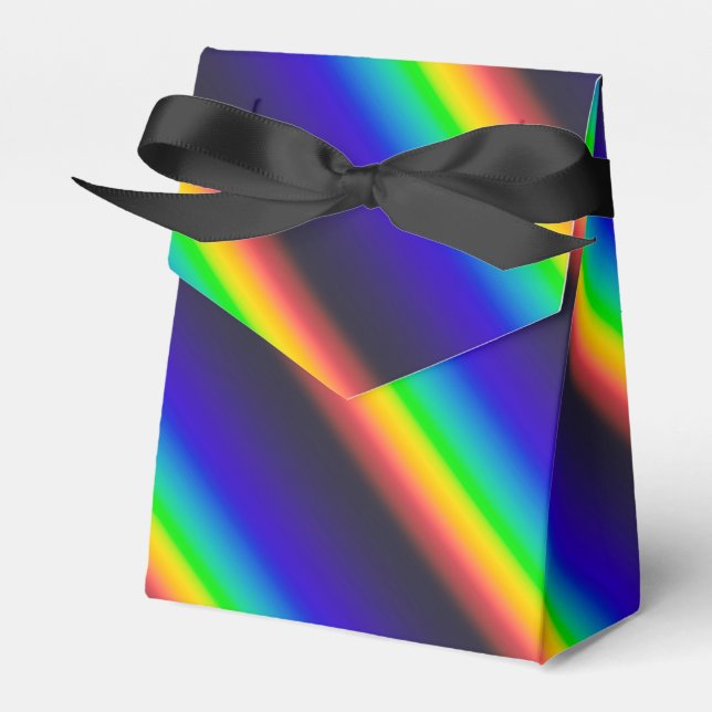 Caixinha De Lembrancinhas Diagonal do Espectro Solar (Frente)