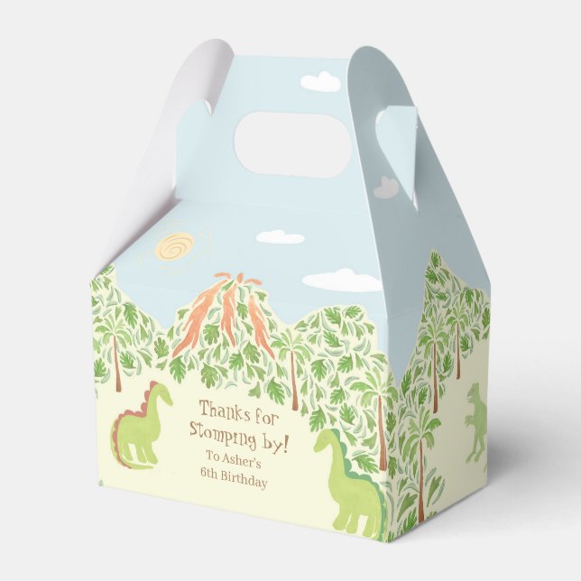 Caixinha De Lembrancinhas Dino-Mite Birthparty! (Frente)