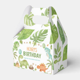 Caixinha De Lembrancinhas Dinosaur Cute Boy Birthday Party