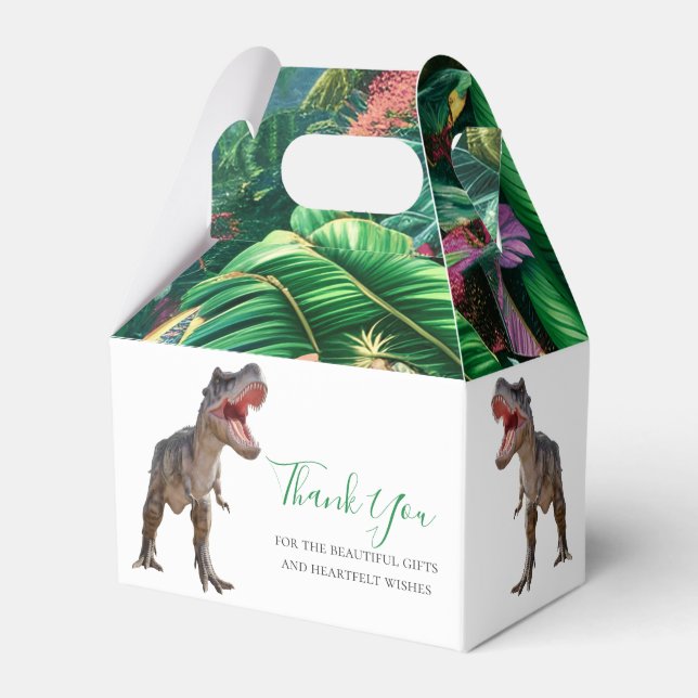 Caixinha De Lembrancinhas Dinossauros T Rex Kids Jurassic World (Frente)