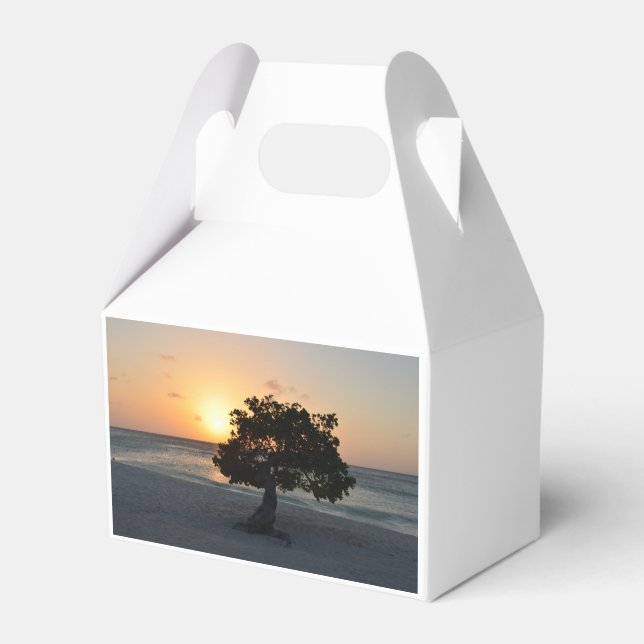 Caixinha De Lembrancinhas Divi Tree Sunset (Frente)