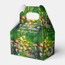 Doce Floresta Encantada Coelhos Sapos Cogumelo