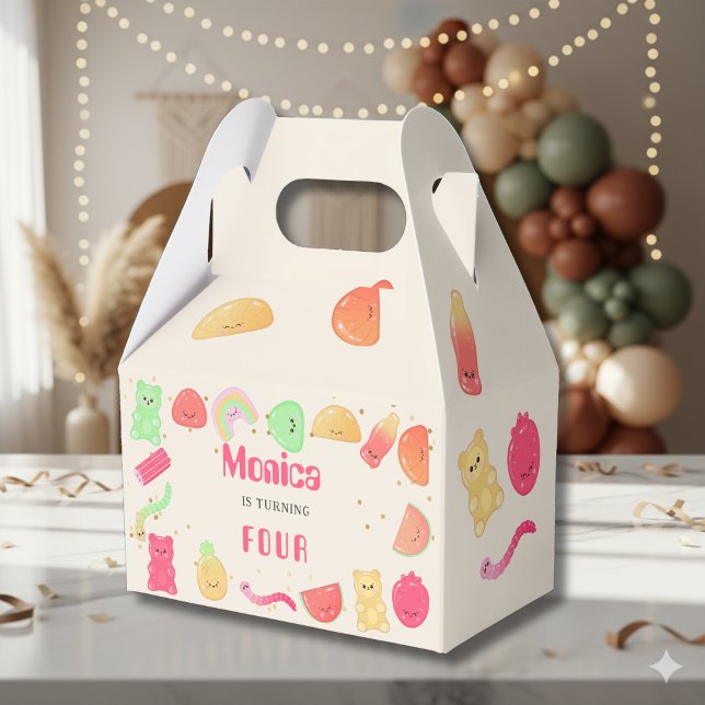 Caixinha De Lembrancinhas Doce Kawaii gummi candies aniversário (Criador carregado)