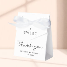 Doce Moderno Obrigado Casamento