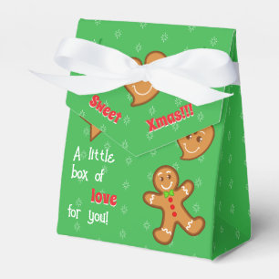 Caixinha De Lembrancinhas Doce Natal!! - Pais De Pão De Pão De Natal - Verde