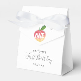 Caixinha De Lembrancinhas Doce Pequeno primeiro aniversario de Pêssego