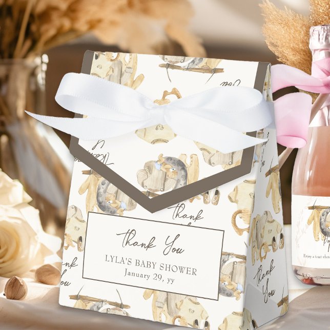 Caixinha De Lembrancinhas Doce Roupa De Bebê Sexo Neutro (Gender Neutral favor boxes - from my Baby Clothes Baby Shower Collection)