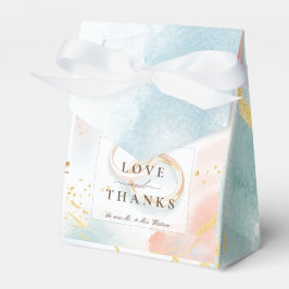 Caixinha De Lembrancinhas Dois anéis de casamento dourados