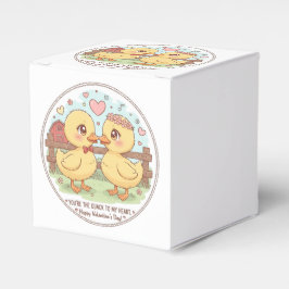 Caixinha De Lembrancinhas dois patos e amor, você é o grasnar do meu coração