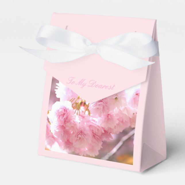 Caixinha De Lembrancinhas Double cherry blossoms：Faver Box (Frente)