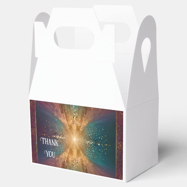 Caixinha De Lembrancinhas Dourado Mattalo (Aberto)