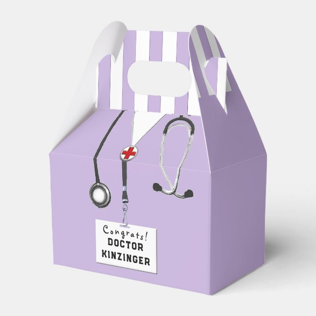 Caixinha De Lembrancinhas Doutora em Medicina (Frente)