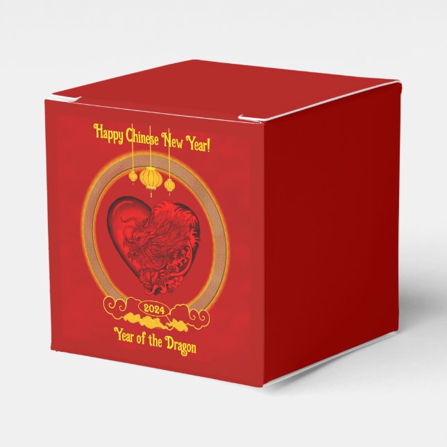 Caixinha De Lembrancinhas Dragon Heart, ano do dragão (Frente)