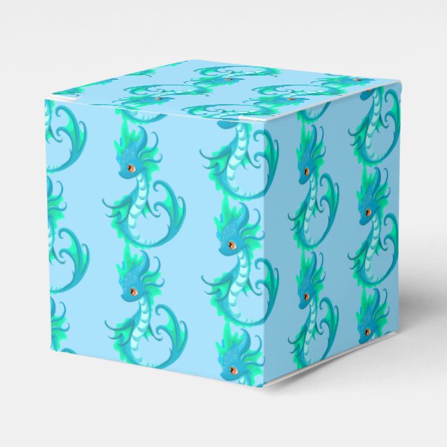 Caixinha De Lembrancinhas Dragon Party Favor Box (Frente)
