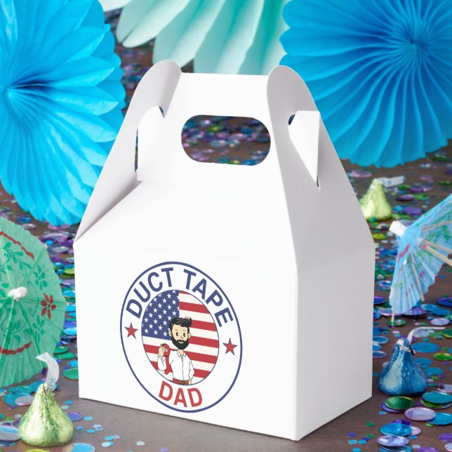 Caixinha De Lembrancinhas Duct Tape Dad - Favor Box (Festa)