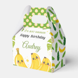 Caixinha De Lembrancinhas É Só Bananas  10cm x 6,4cm x 13cm de altura de Ani