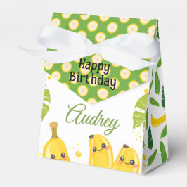 Caixinha De Lembrancinhas É Só Bananas 3"l x 1.5"c x 3.25"a Aniversário