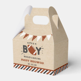 Caixinha De Lembrancinhas É um menino! Chá de fraldas de Futebol Themed Co-e