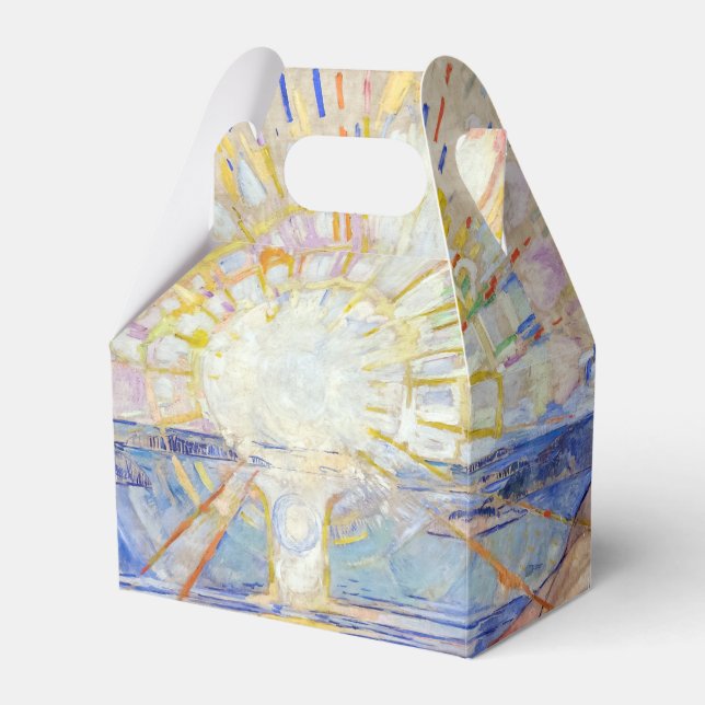 Caixinha De Lembrancinhas Edvard Munch - O Sol 1911 (Frente)