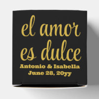 El amor es dulce recepção de casamento trata para