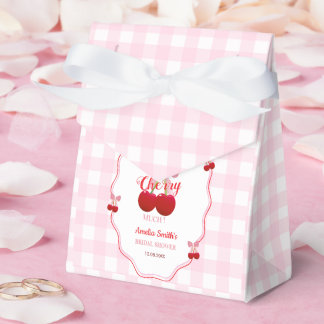 Caixinha De Lembrancinhas Ela É a Cereja no Topo Rosa Bridal Shower 