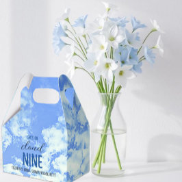 Caixinha De Lembrancinhas Ela está no nono céu! Chá de panela/Despedida de s