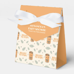 Caixinha De Lembrancinhas Ela Está Pronta Para Estourar Laranja Boho Kawaii