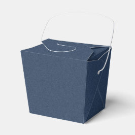 Caixinha De Lembrancinhas Elegant Blue Textured Takeout Gift Boxes