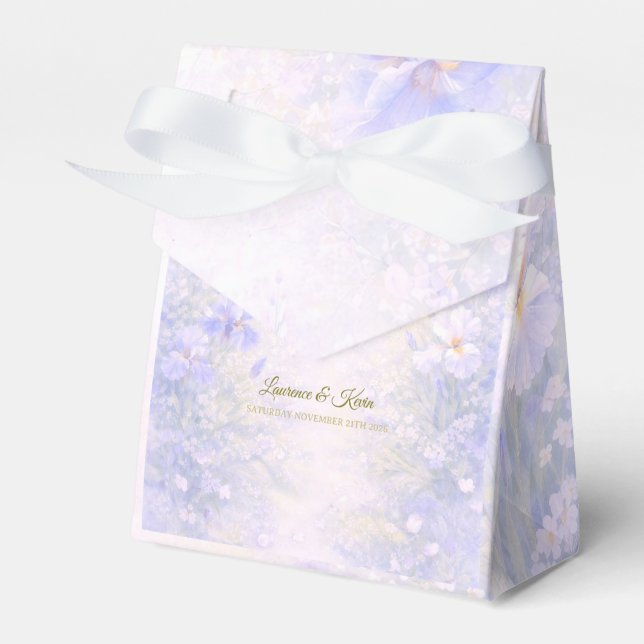 Caixinha De Lembrancinhas Elegant Botanical Wedding (Frente)