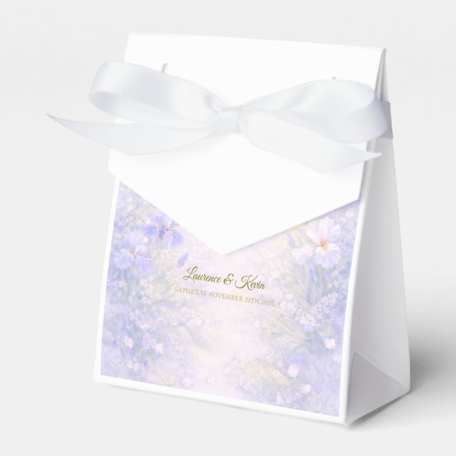 Caixinha De Lembrancinhas Elegant Botanical Wedding (Frente)