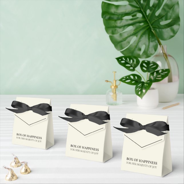 Caixinha De Lembrancinhas Elegant Feminine Birthday Party Favor Design (Múltiplo)