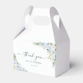Caixinha De Lembrancinhas Elegant Light Blue Baby Shower Favor Boxes
