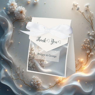 Caixinha De Lembrancinhas Elegant romantic babys breath floral wedding