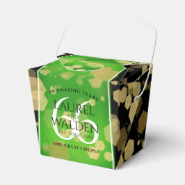 Caixinha De Lembrancinhas Elegante 66º aniversário de casamento de Titanite