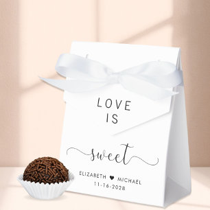 Caixinha De Lembrancinhas Elegante Amor É Doce Casamento