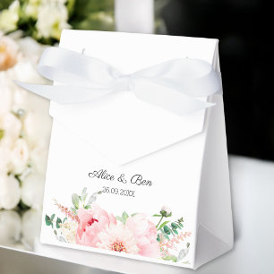Caixinha De Lembrancinhas Elegante aquarela Primavera botânica
