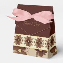 Elegante Brown Floral