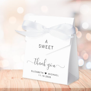 Caixinha De Lembrancinhas Elegante Casamento Um Doce Obrigado