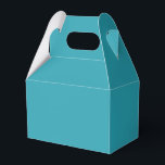 Caixinha De Lembrancinhas Elegante Chic Simples de Teal Sólido Moderno<br><div class="desc">Moderno Solid Teal Simples Chic Elegant Boxes apresenta um moderno e sólido lacre. Perfeito para Dia de os namorados,  Dia da Mulher,  Dia de as mães,  festas de aniversário,  aniversário,  casamentos,  chás de fraldas e muito mais. Criado pelo Evco Studio www.zazzle.com/store/evcostudio</div>