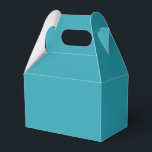 Caixinha De Lembrancinhas Elegante Chic Simples de Teal Sólido Moderno<br><div class="desc">Moderno Solid Teal Simples Chic Elegant Boxes apresenta um moderno e sólido lacre. Perfeito para Dia de os namorados,  Dia da Mulher,  Dia de as mães,  festas de aniversário,  aniversário,  casamentos,  chás de fraldas e muito mais. Criado pelo Evco Studio www.zazzle.com/store/evcostudio</div>