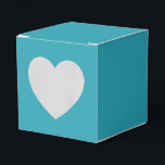 Caixinha De Lembrancinhas Elegante Chic Simples de Teal Sólido Moderno<br><div class="desc">Moderno Solid Teal Simples Chic Elegant Boxes apresenta um moderno e sólido lacre. Perfeito para Dia de os namorados,  Dia da Mulher,  Dia de as mães,  festas de aniversário,  aniversário,  casamentos,  chás de fraldas e muito mais. Criado pelo Evco Studio www.zazzle.com/store/evcostudio</div>