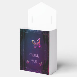 Caixinha De Lembrancinhas Elegante Mauve e Dourado Casamento