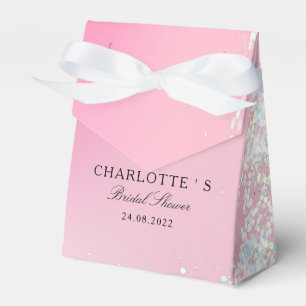 Caixinha De Lembrancinhas Elegante Moderno Chá de panela Glitter Geschenksc