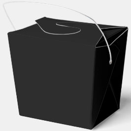 Caixinha De Lembrancinhas Elegante Preto Sólido