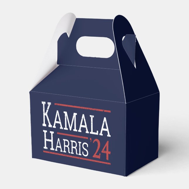 Caixinha De Lembrancinhas Eleição De Kamala Harris 2024 I (Frente)