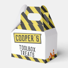 Caixinha De Lembrancinhas Em Construção, Aniversário Do Caminhão De Bombeiro