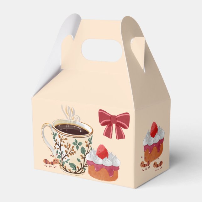 Caixinha De Lembrancinhas Embalagem de bagas de baga. (Frente)