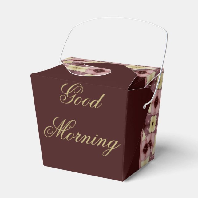 Caixinha De Lembrancinhas Embalagem Super Fofa de Bom Dia (Frente)
